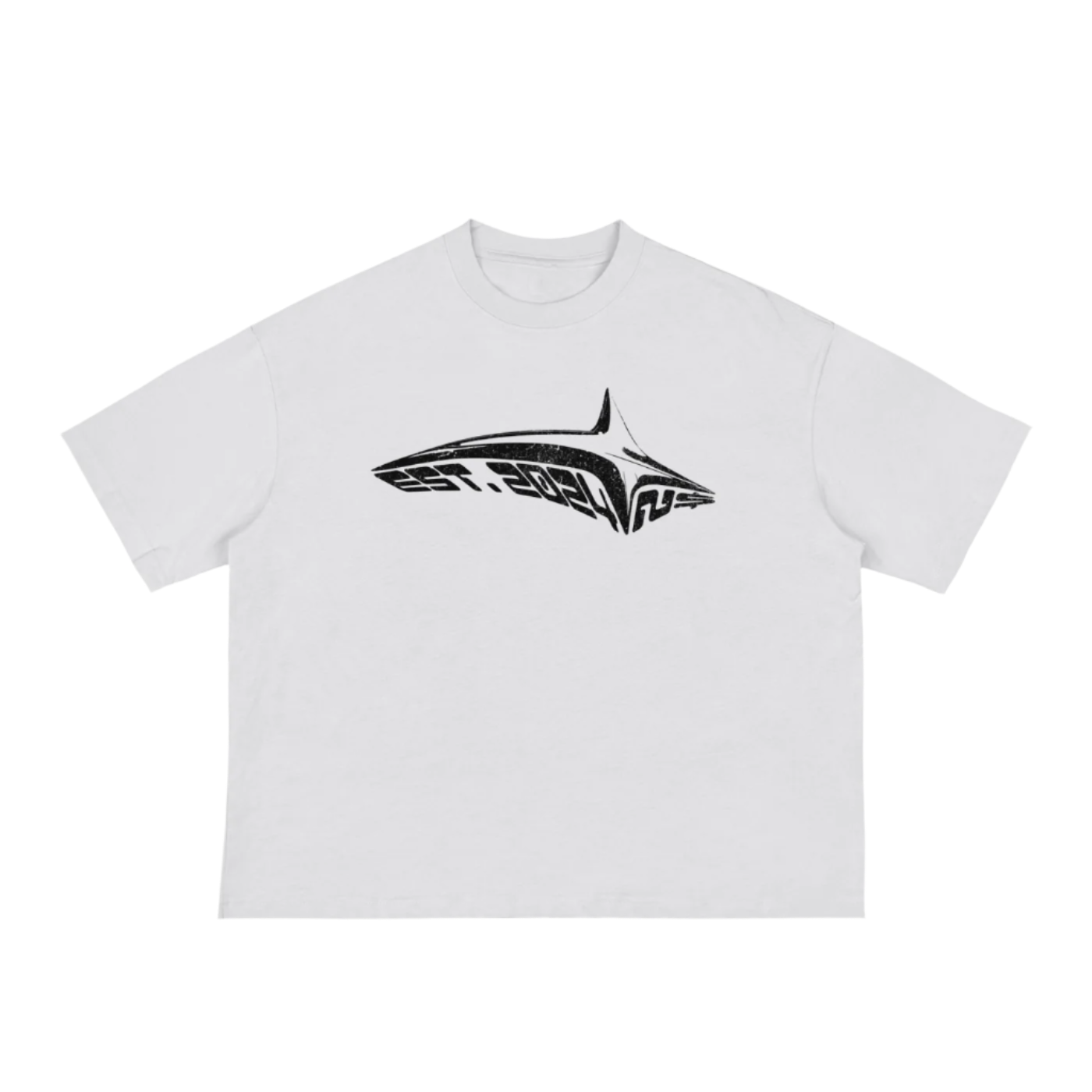 Star Boxy Tee (White)