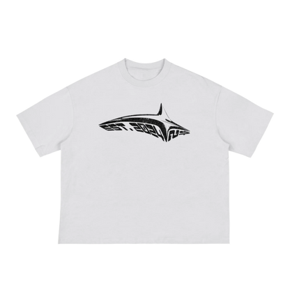 Star Boxy Tee (White)