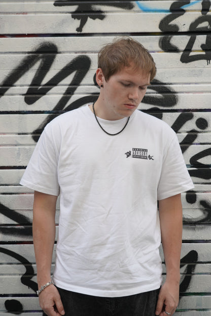 Parental Advisory Tee (White)