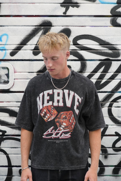 High Roller Boxy Waffle Textured Tee