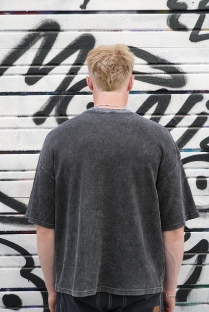 High Roller Boxy Waffle Textured Tee